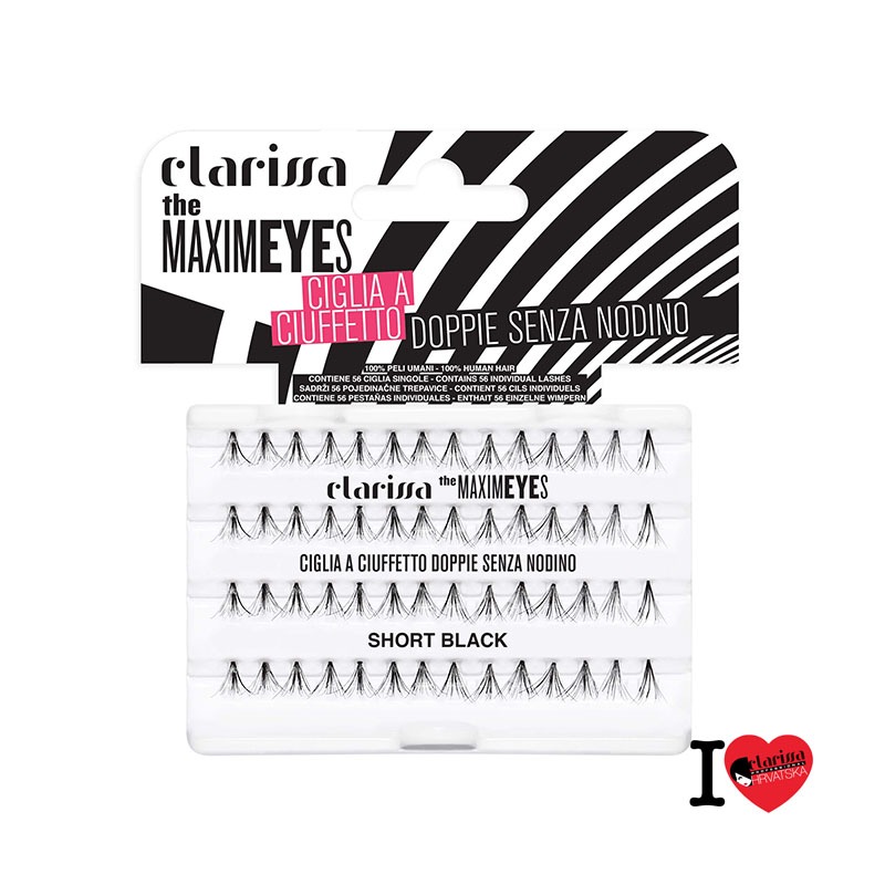 CLARISSA – DOUBLE UP SHORT BLACK